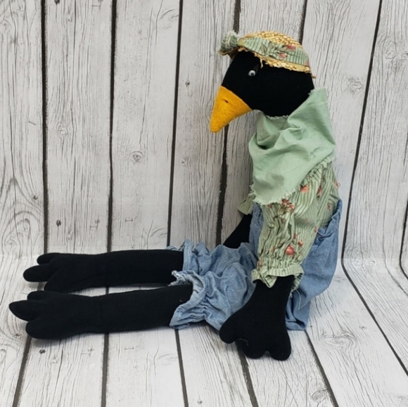 Primitive Vintage Styled Male Duck w/ Extra Hat - Picture 4 of 8